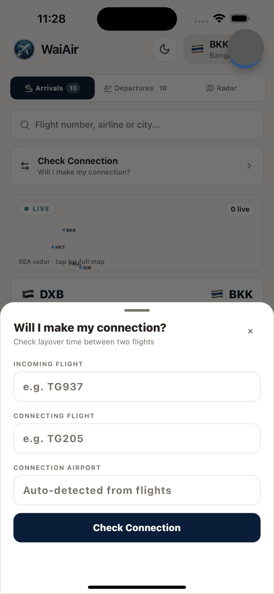 WaiAir: overstapcheck — haalt u uw aansluiting?
