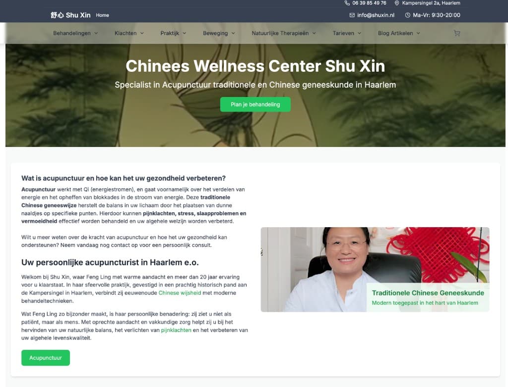 Screenshot van Shu Xin Haarlem