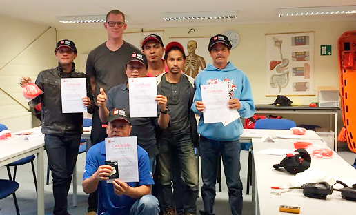  Thais-Ned-Engels Tolk bij Safety training 